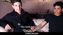 porn comshot two twink spanish latino boys get paid to fuck in front of camera guy porn