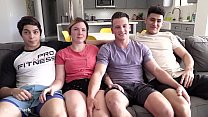 porn teen orgy большой член разделяет дырочки и первый раз лижет очко porn