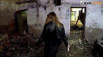 porn публичная доминация на заброшке с неожиданным концом с граффити porn