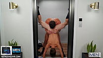 porn stud jj knight eats out twinks joey mills tight small butt pounds him in an elevator men follow and watch joey porn