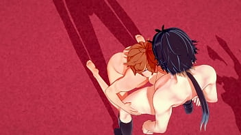 porn genshin impact yaoi 3d тарталья лижет яйца и собачий стиль с чжунли с кремпаем японская азиатская манга аниме игра porn