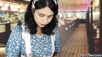 porn vodeo fucking the pretty waitress danithecutie in the weird asian diner feels nice porn