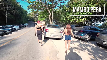 porn dapedinpublic 3 bianca dantas fucks in front of a lot of people at an overflooded beach dap anal public sex porn