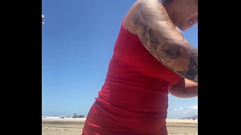 porn i let the young guy touch my pussy on the beach and of course i also touched his dick porn